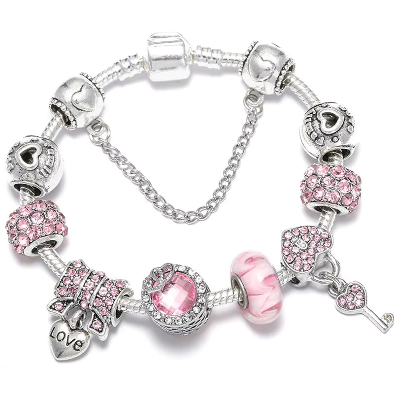 Bransoletka modułowa charms