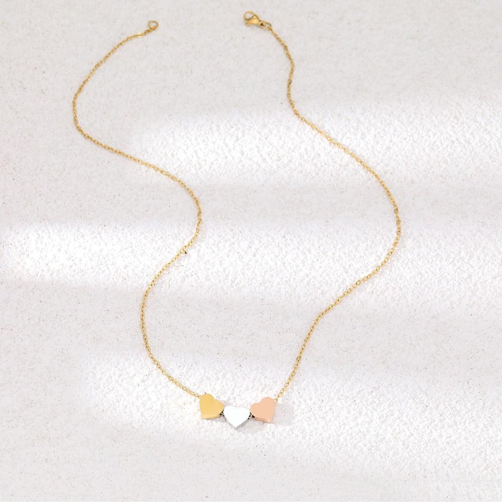 Naszyjnik z serduszkami
