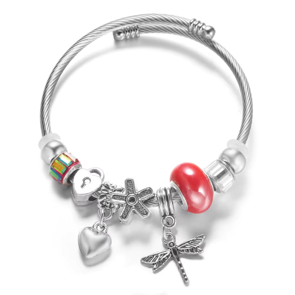 Bransoletka modułowa charms