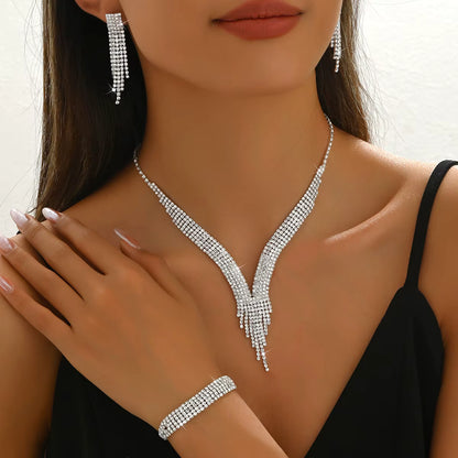 Elegancki komplet biżuterii